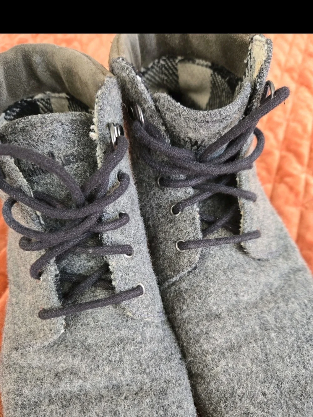 Woolrich Gray Wool Chukka Beebe Mens 9 Boots Xlnt.cond. Classic Style